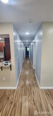 a view of a livingroom with a staircase