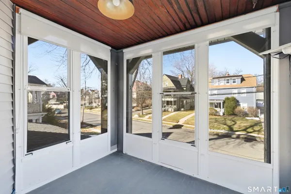 a very nice looking room with a large window