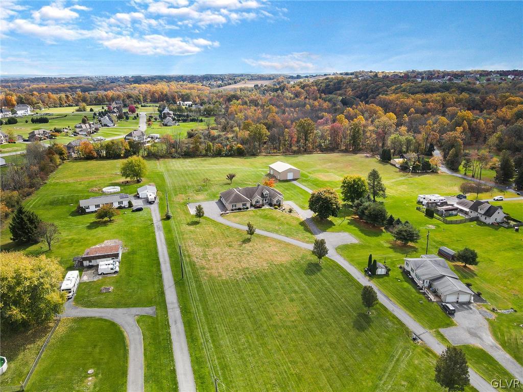 573 West Moorestown Road Nazareth, PA 18064 - Photo 2 of 46 an aerial view of residential houses with outdoor space