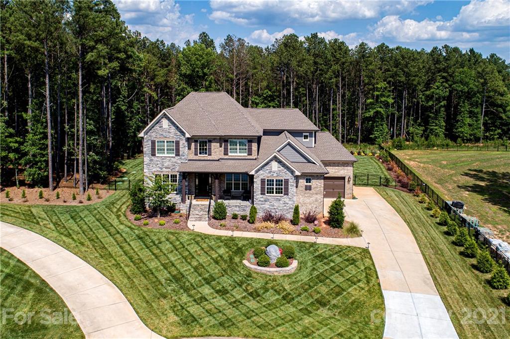 1286 Trinity Ridge Parkway Fort Mill, SC 29715 - Photo 3 of 48 a aerial view of a house with swimming pool garden and patio