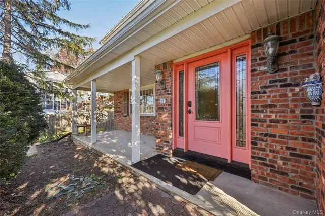 a view of backyard with cabin