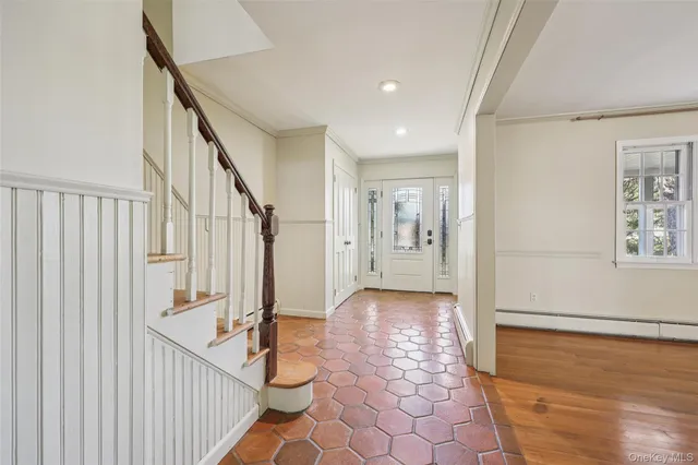 a view of an entryway door