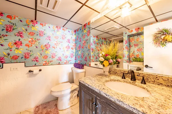 a utility room with a washer and dryer