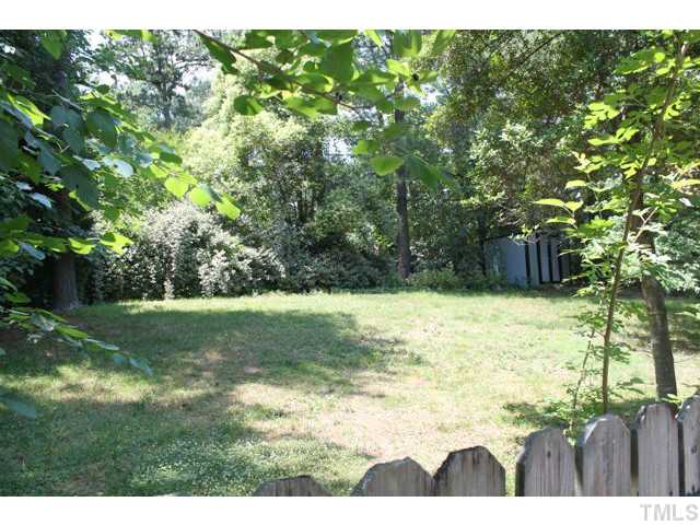 4817 Radcliff Road Raleigh, NC 27609 - Photo 15 of 20 Fenced Backyard with Storage Shed