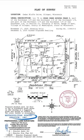 $734,990 | 2453 Cedar Bluffs Drive, Slinger, WI 53086