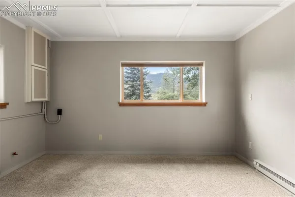 a view of a room with closet