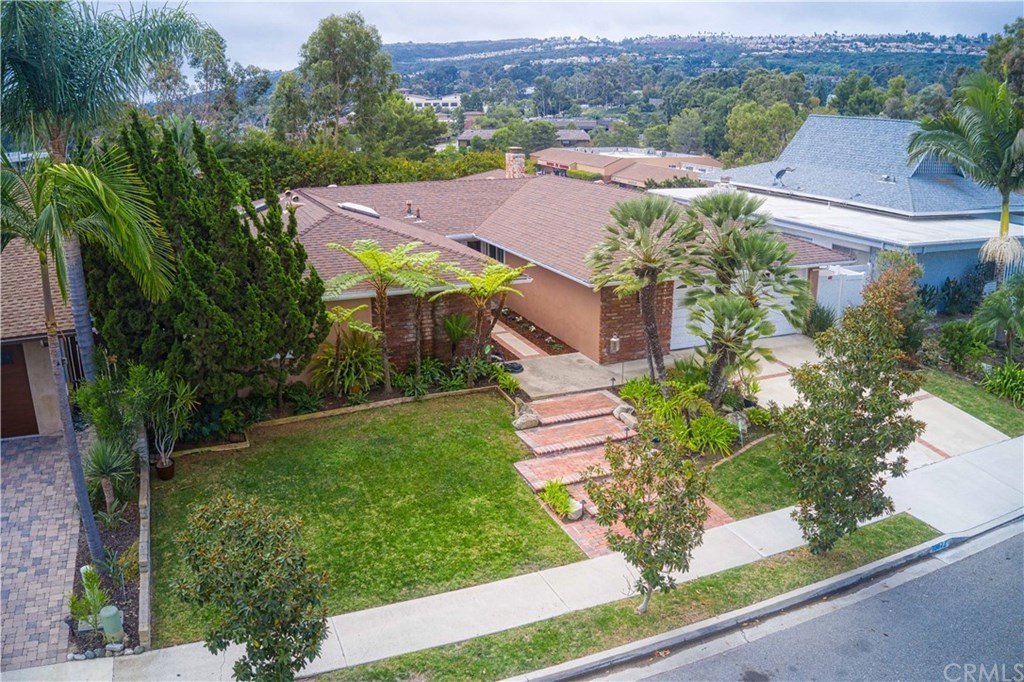 Aerial View of the Front of the Home