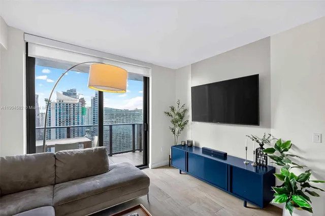 a view of balcony with furniture