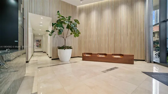 a view of a yard with a potted plant