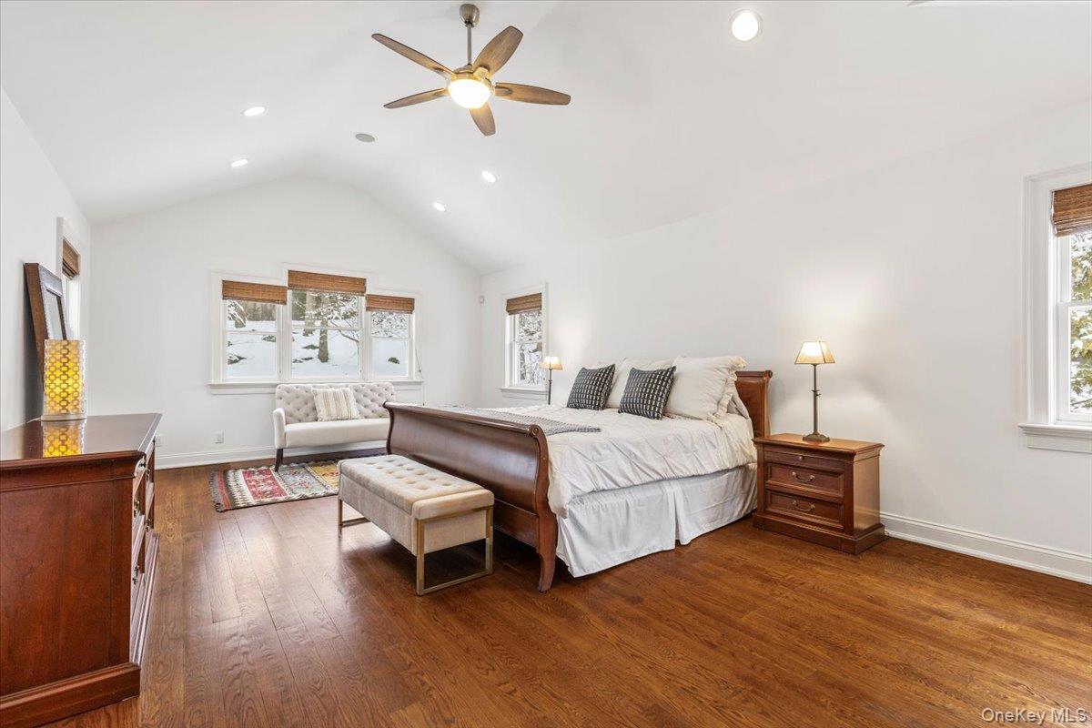 14 Eagles Bluff Rye Brook, NY 10573 - Photo 24 of 48 Huge and private primary room with beautiful views of the backyard has custom made walk in closet with lots of space