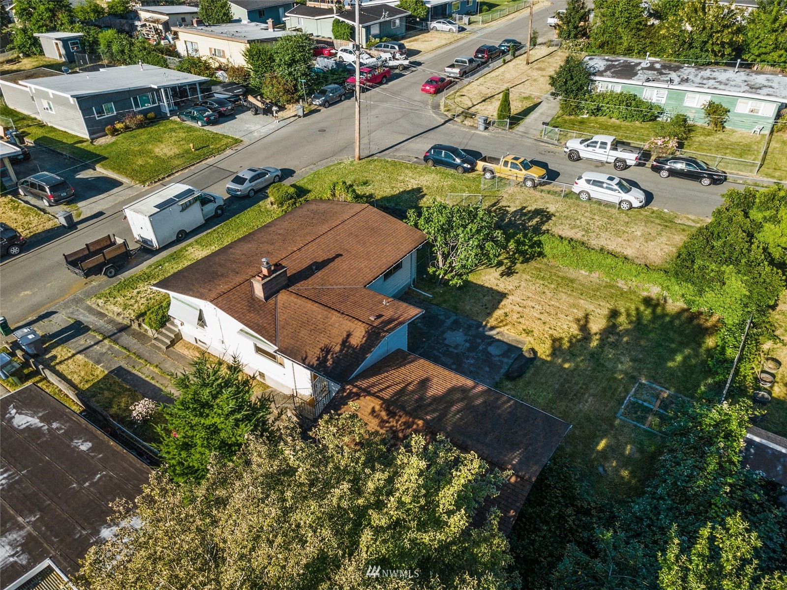 2309 Northeast 9th Street Renton, WA 98056 - Photo 2 of 22 an aerial view of a house with a garden
