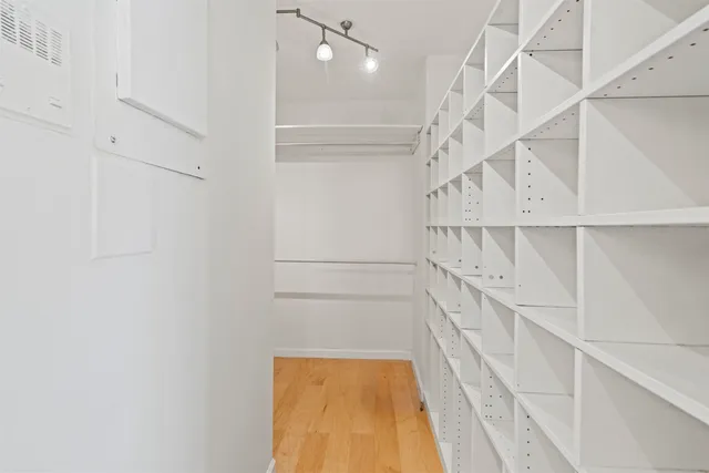 a view of walk in closet