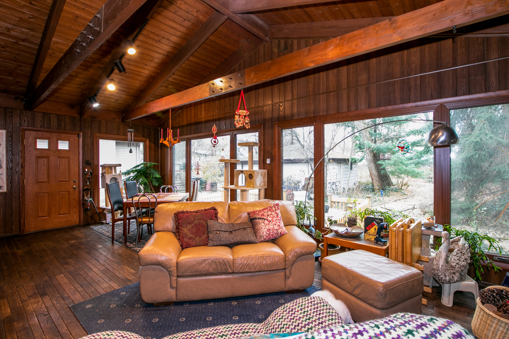 1325 Linden Road Homewood, IL 60430 - Photo 6 of 19 a living room with furniture a wooden floor and a large window