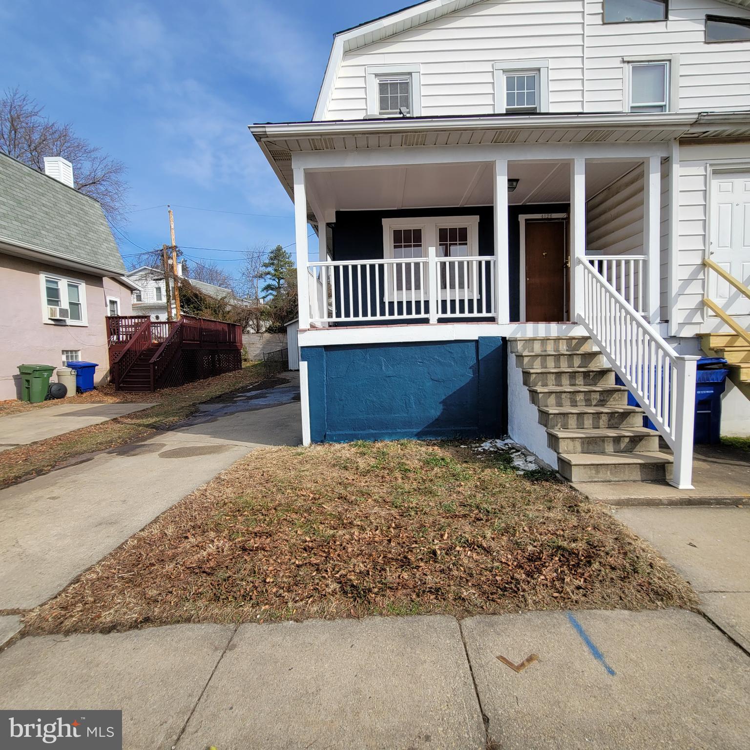 4126 Moravia Road Baltimore, MD 21206 - Photo 2 of 30 Now has 2 railings on front entry