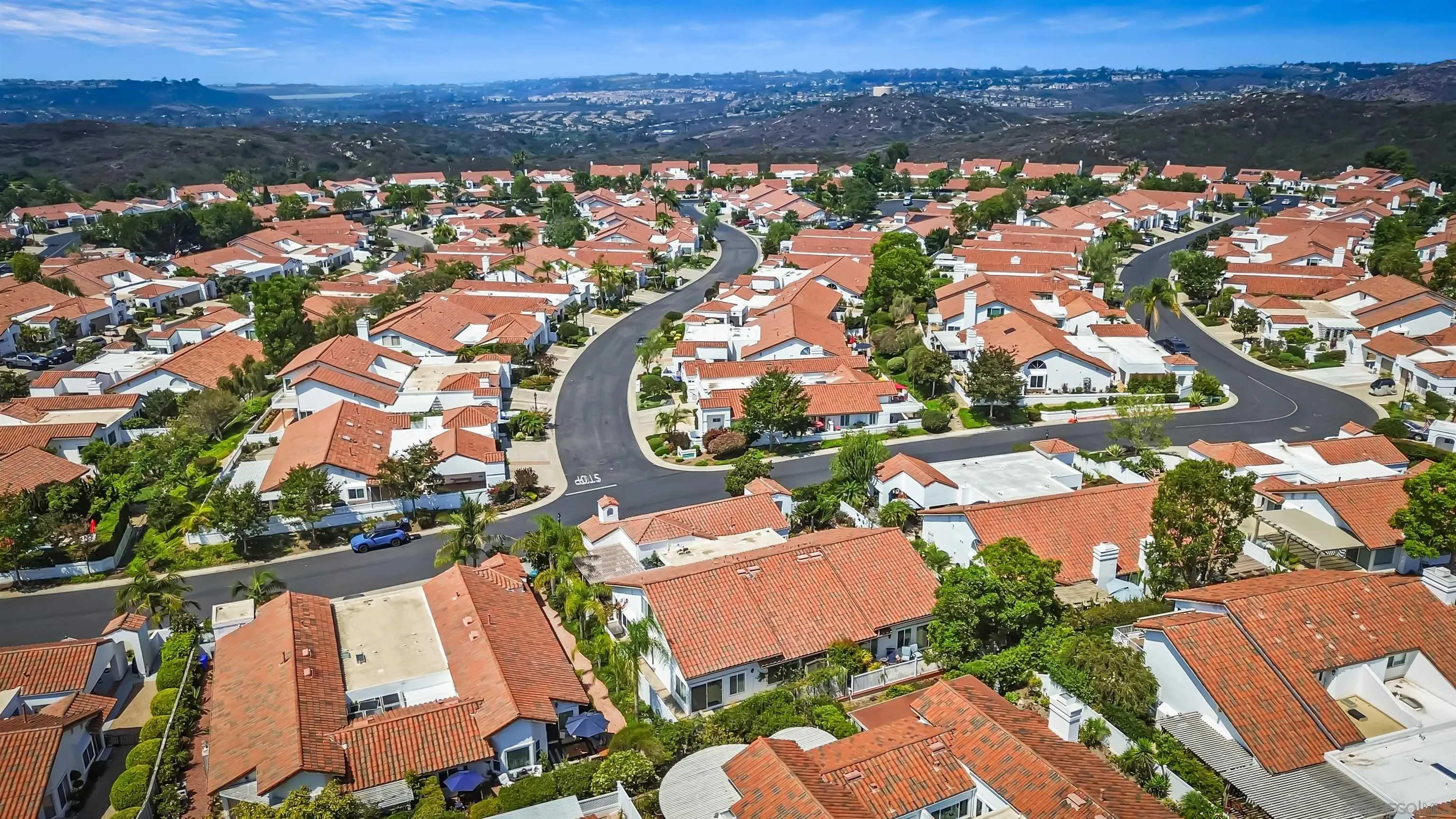 4058 Lemnos Way Oceanside, CA 92056 - Photo 44 of 47 an aerial view of residential houses with outdoor space
