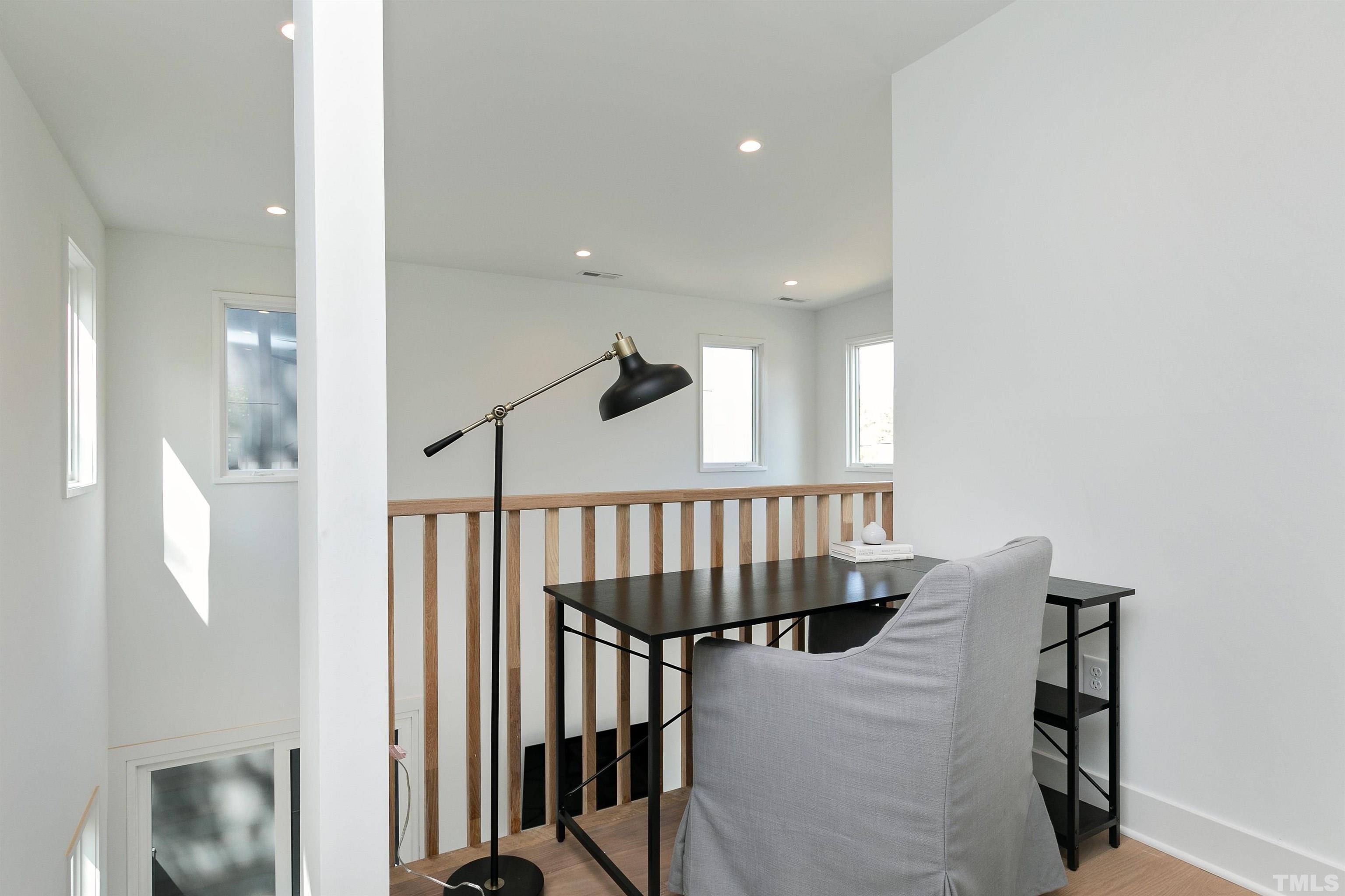 2159 Parker Street, Unit B Raleigh, NC 27607 - Photo 19 of 29 a view of entryway with wooden floor