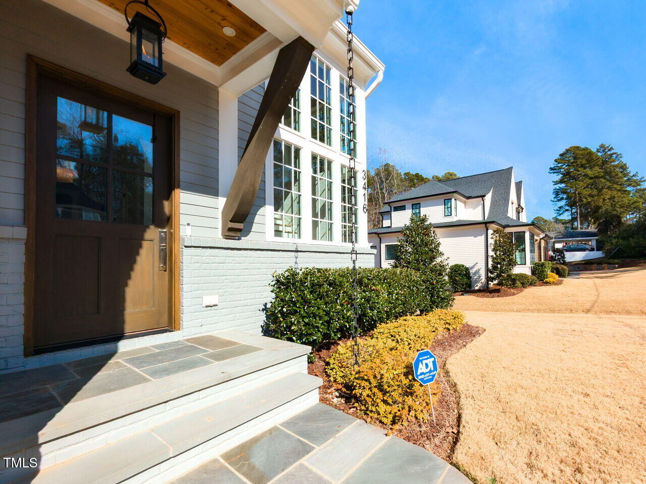 3416 Edgemont Drive Raleigh, NC 27612 - Photo 5 of 49 Covered Front Porch with stone steps.