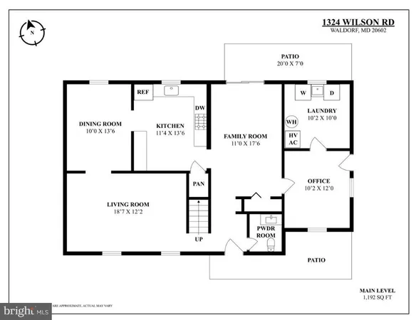 $424,900 | 1324 Wilson Road, Waldorf, MD 20602