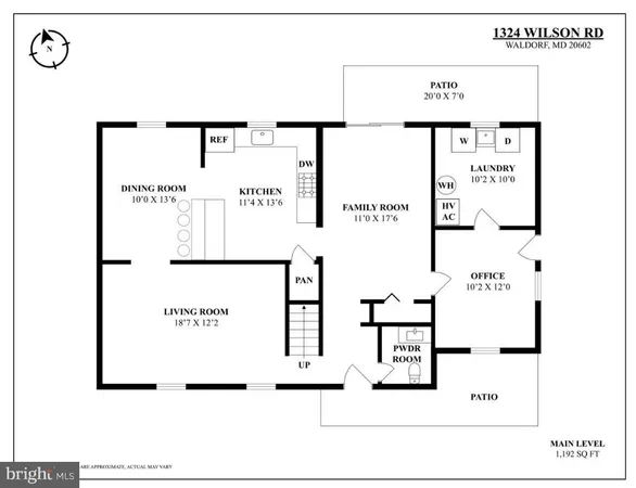 $424,900 | 1324 Wilson Road, Waldorf, MD 20602