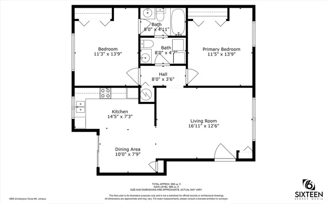 $99,000 | 1905 Christopher Circle, Unit 4, Urbana, IL 61802