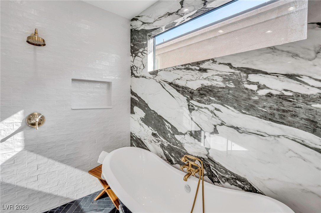 2709 Rue Toulouse Avenue Henderson, NV 89044 - Photo 19 of 43 Primary Bathroom with Freestanding Tub and Walk In Shower