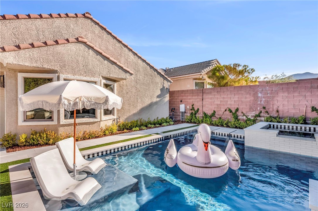 2709 Rue Toulouse Avenue Henderson, NV 89044 - Photo 30 of 43 Pool/Spa with Wet Deck Area