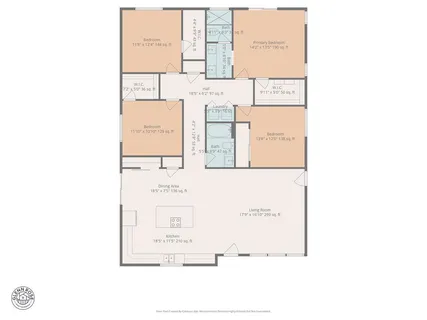 a picture of floor plan