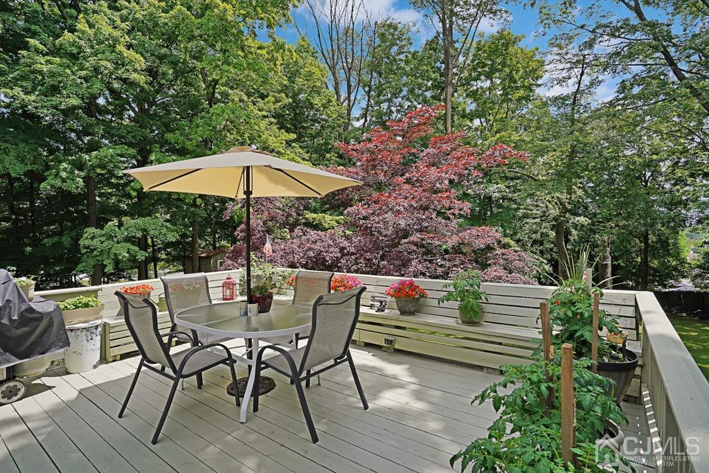 3 Blue Ridge Avenue Green Brook, NJ 08812 - Photo 25 of 30 a view of backyard with seating space and trees