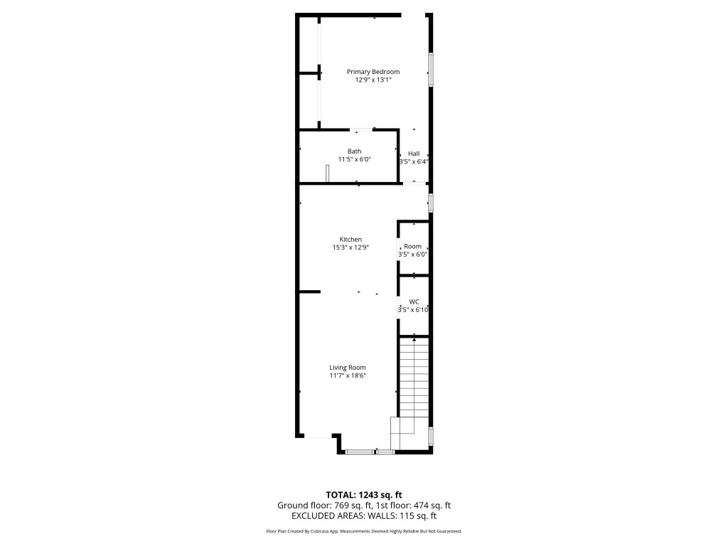 4007 New Orleans Street, Unit B Houston, TX 77020 - Photo 18 of 20 a picture of a floor plan