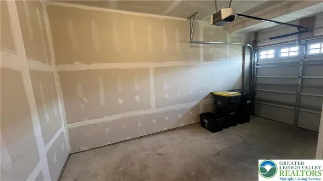 a spacious bathroom with a bathtub