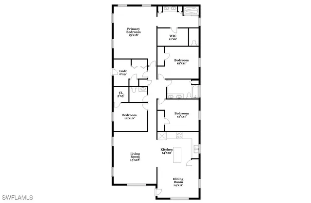 $1,595 | 1848 Welk Street, Lehigh Acres, FL 33972