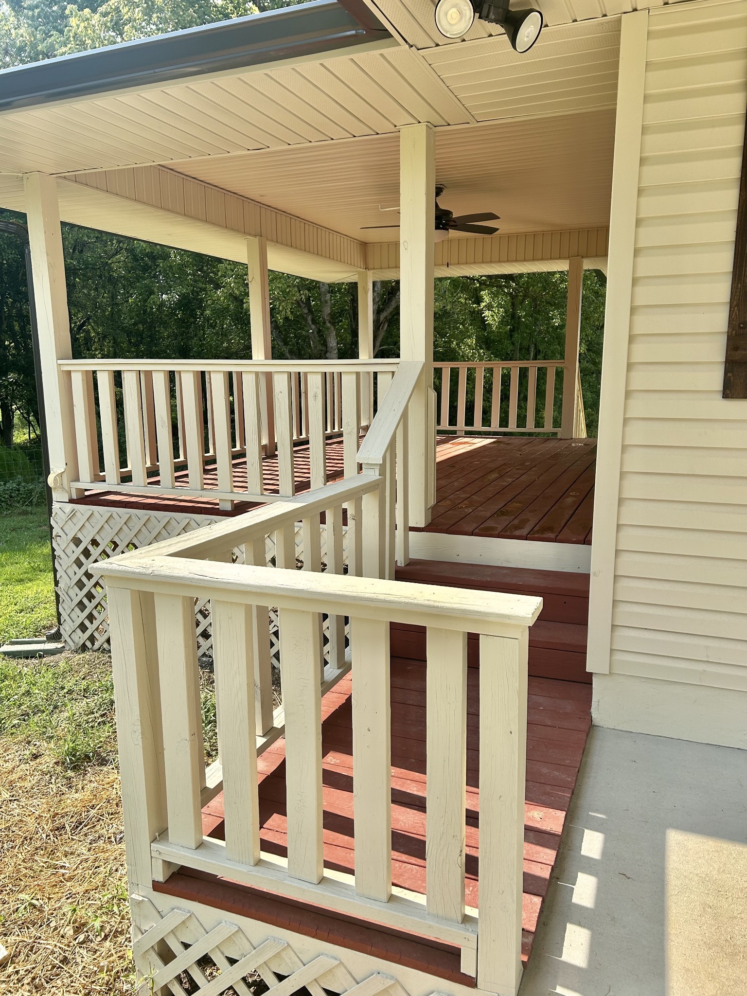 3786 Gnat Hill Road Manchester, TN 37355 - Photo 29 of 71 a view of wooden house with a wooden fence