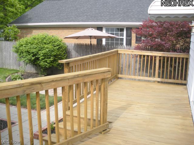 1144 Garman Road Akron, OH 44313 - Photo 18 of 22 Pretty deck in privacy fenced backyard! Great place for a summer BBQ!