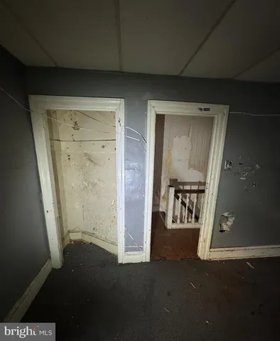 a view of an empty room