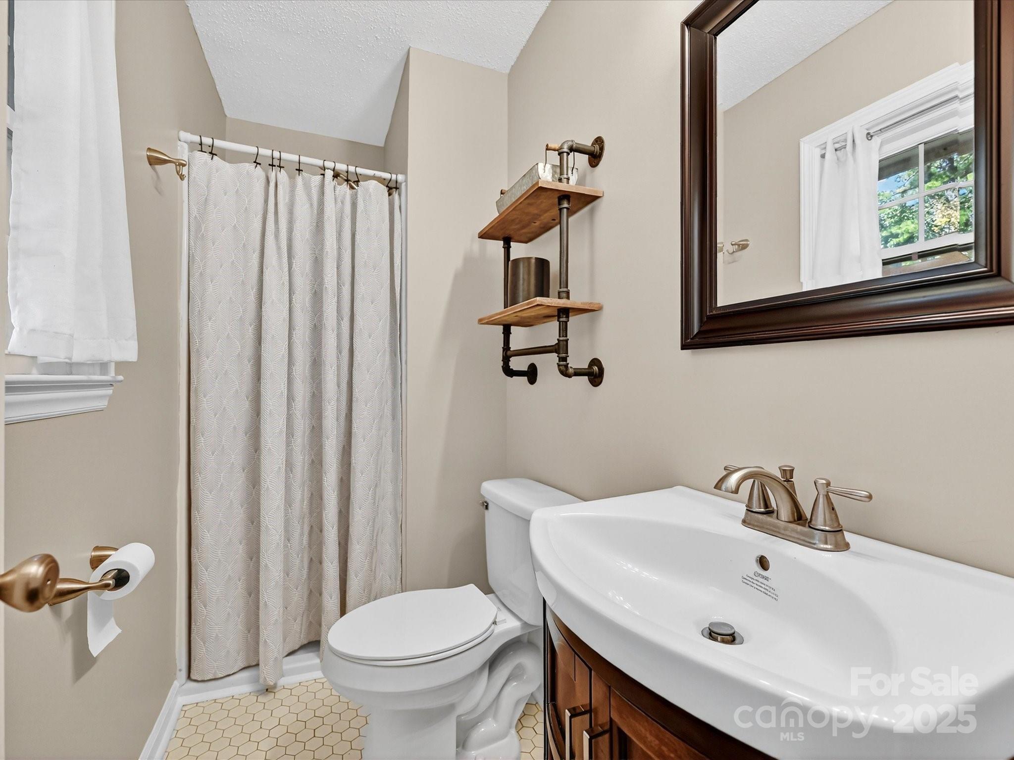 791 Sutton Spring Road York, SC 29745 - Photo 19 of 31 a bathroom with a sink a toilet and a mirror