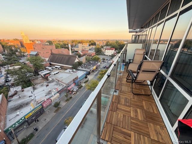 41-62 Bowne Street, Unit 9F Queens, NY 11355 - Photo 11 of 25 a view of balcony with furniture