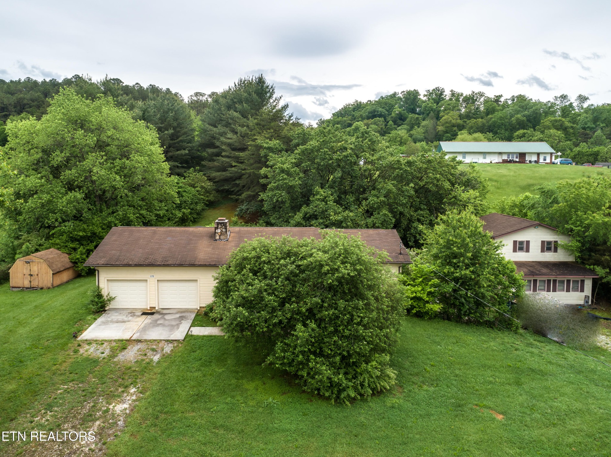 375 Rainbow Road Sevierville, TN 37862 - Photo 5 of 58 an aerial view of a house