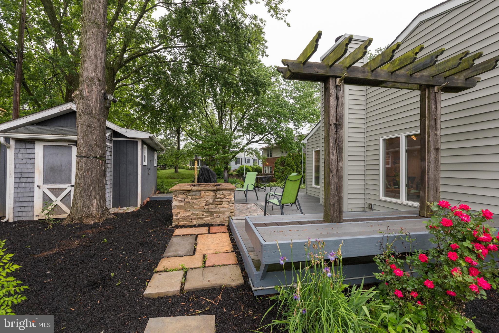 236 Coldbrook Road Lutherville-Timonium, MD 21093 - Photo 25 of 30 Beautiful plantings surround the deck