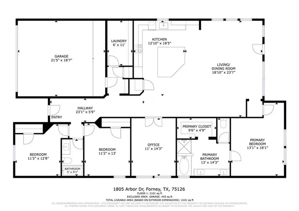 $359,900 | 1805 Arbor Drive, Forney, TX 75126