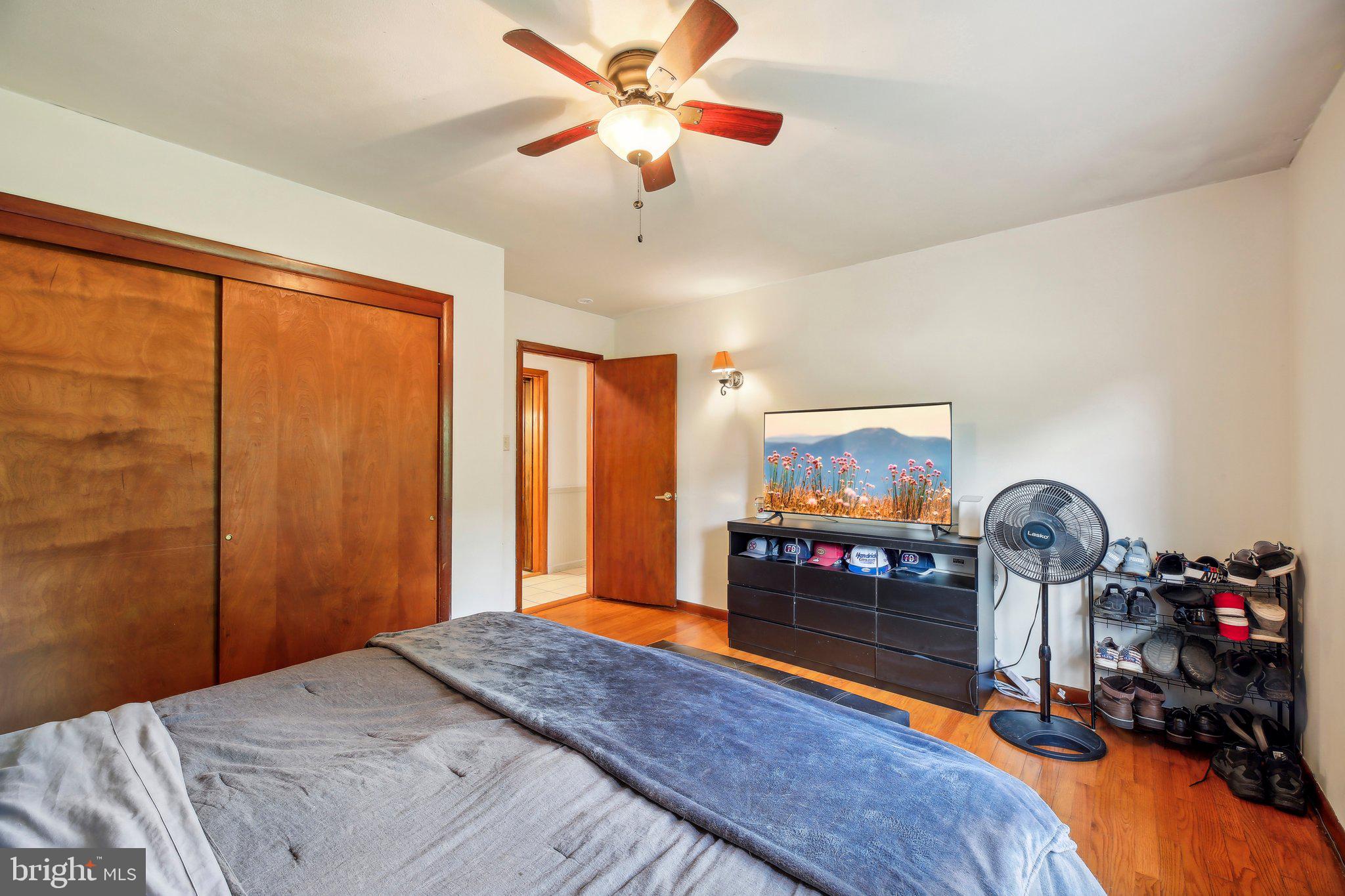 857 White Hall Road Littlestown, PA 17340 - Photo 26 of 32 a bedroom with bed and a flat tv screen