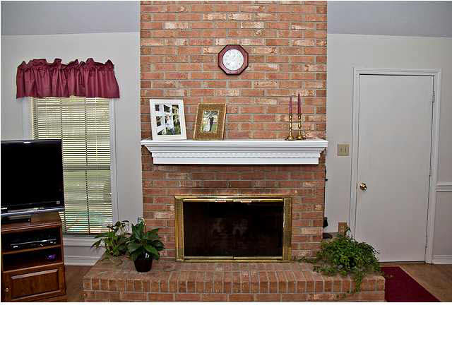 312 Riser Street Jackson, MS 39272 - Photo 8 of 13 Brick Fireplace from Floor to Ceiling