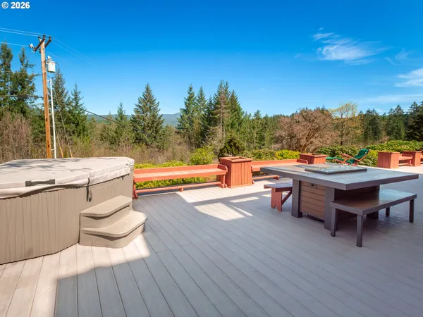 a outdoor space with furniture