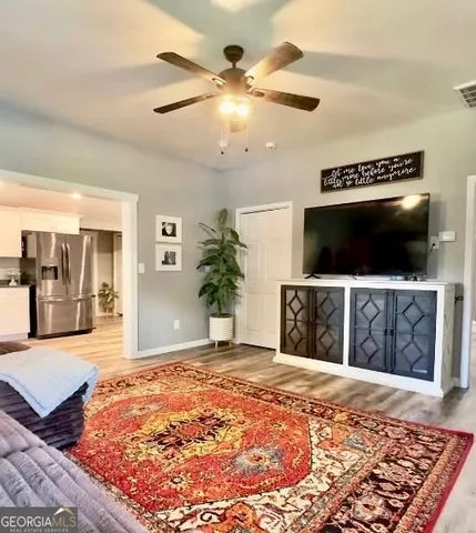 wooden floor in an empty room