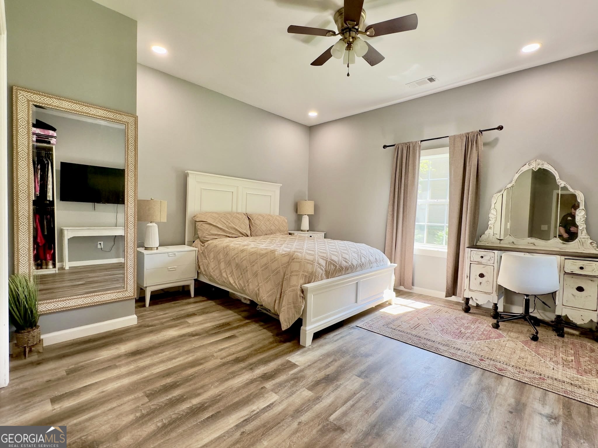 41 6th Street Trion, GA 30753 - Photo 14 of 60 a bedroom with a bed and glass walk in closet