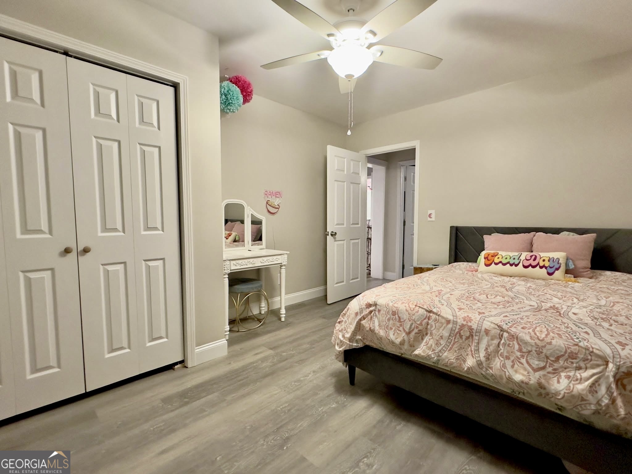 41 6th Street Trion, GA 30753 - Photo 42 of 60 a bedroom with a bed and a chandelier