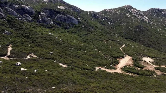 a view of city and mountain