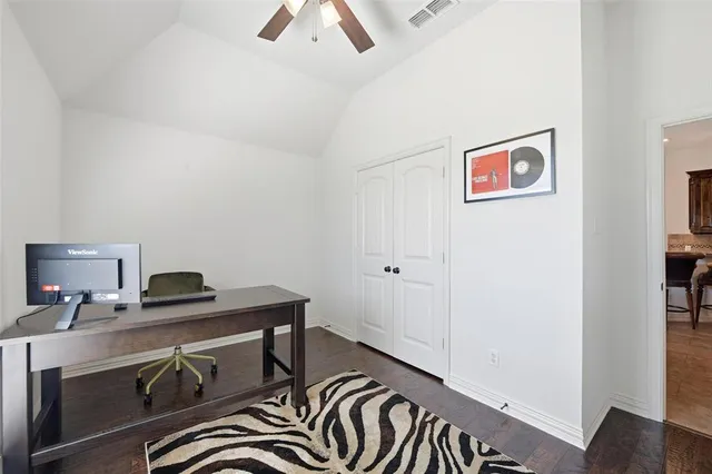 a view of workspace with furniture