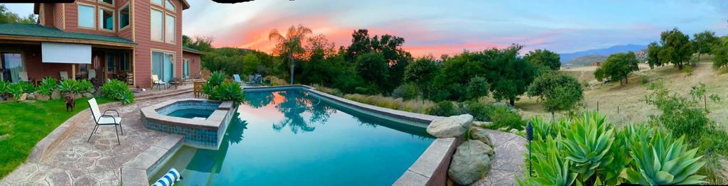 589 Anderson Road Alpine, CA 91901 - Photo 54 of 54 a view of a backyard with plants and a patio