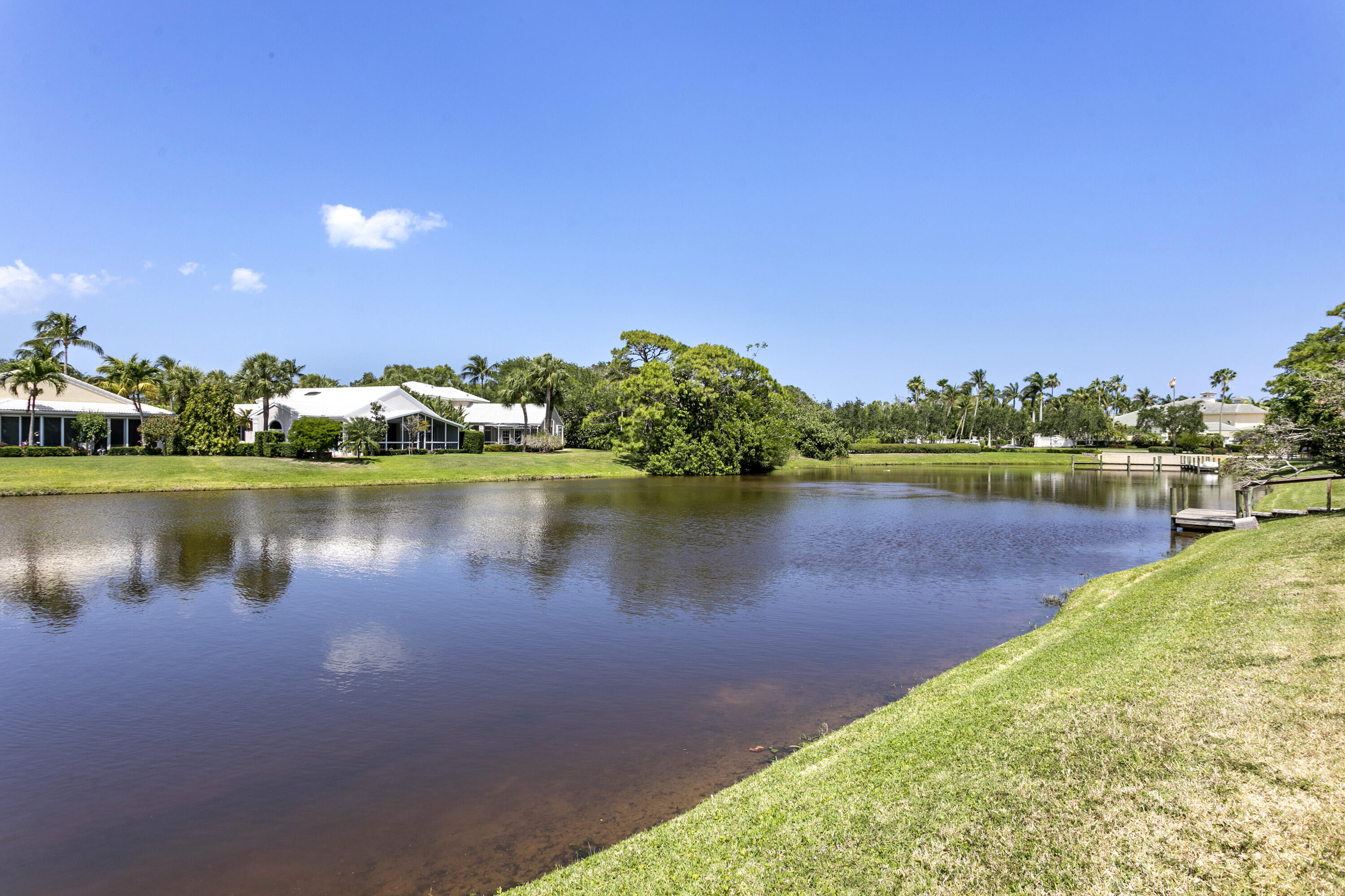 3697 Cape Pointe Circle Jupiter, FL 33477 - Photo 42 of 55 Looking down Lake