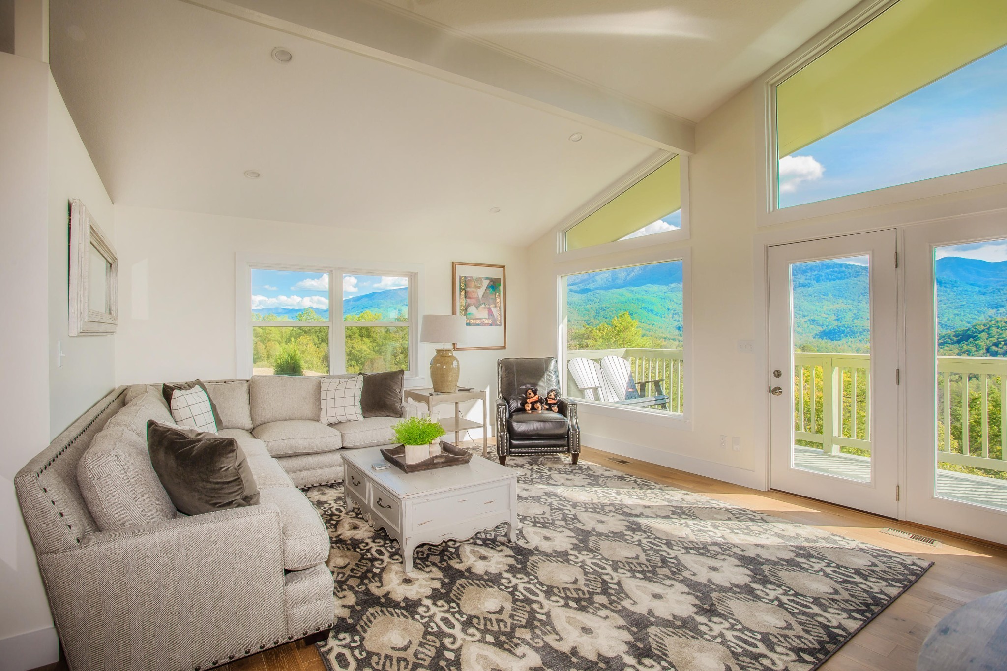 3202 Hickey Road Sevierville, TN 37876 - Photo 7 of 28 a living room with furniture and a large window